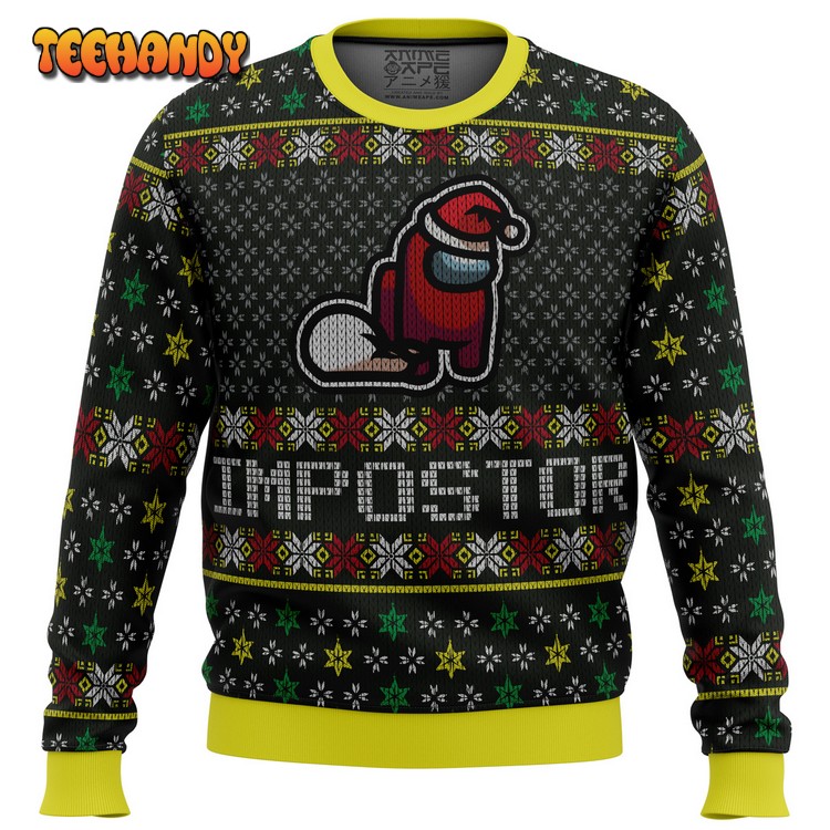 Impostor Among Us Ugly Christmas Sweater