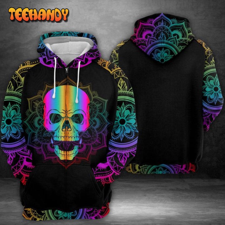 Impressive Skull 3D Printed HoodieZipper Hoodie