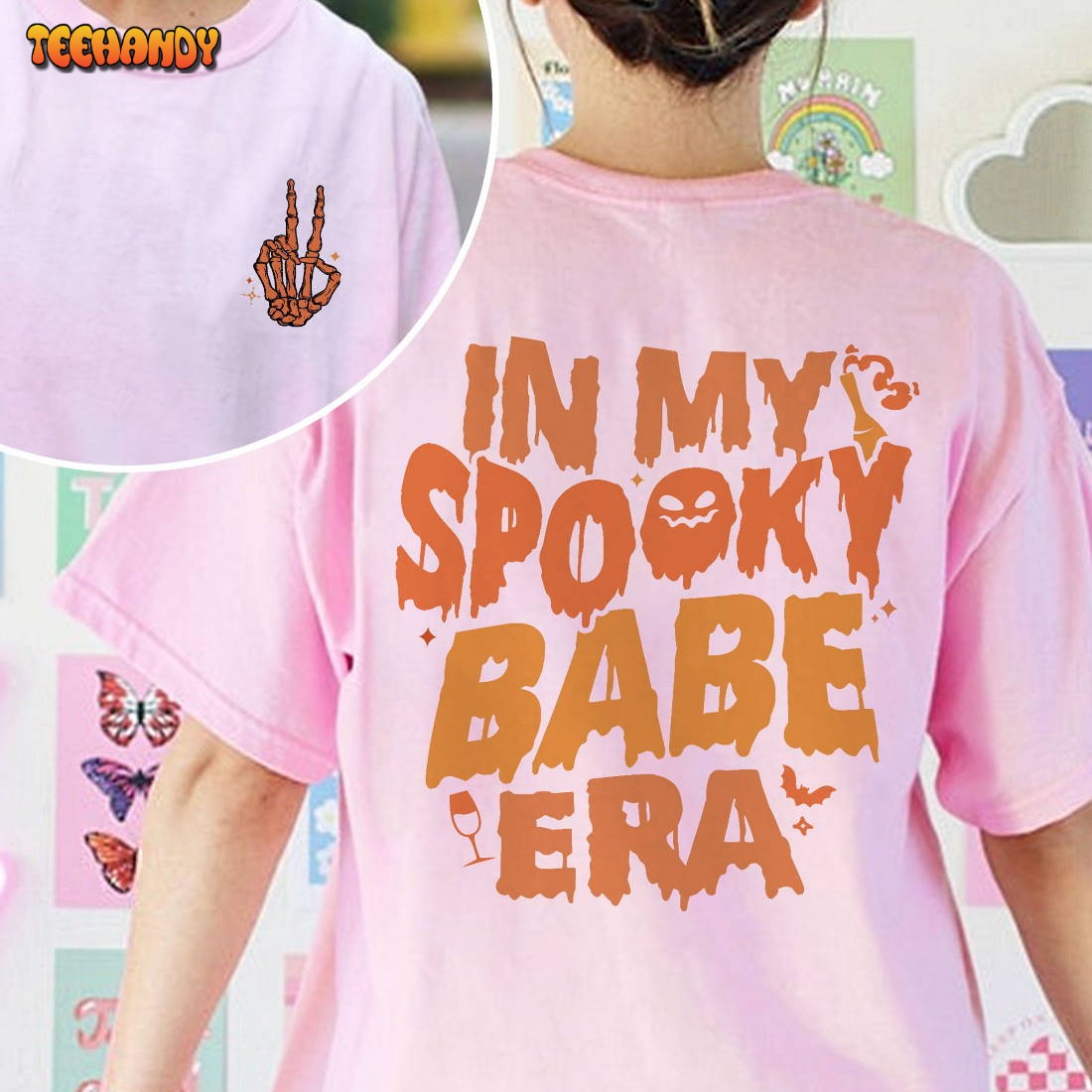 In My Spooky Bride Era Shirt, Halloween Bride Shirt, Funny Bachelorette Party Shirt