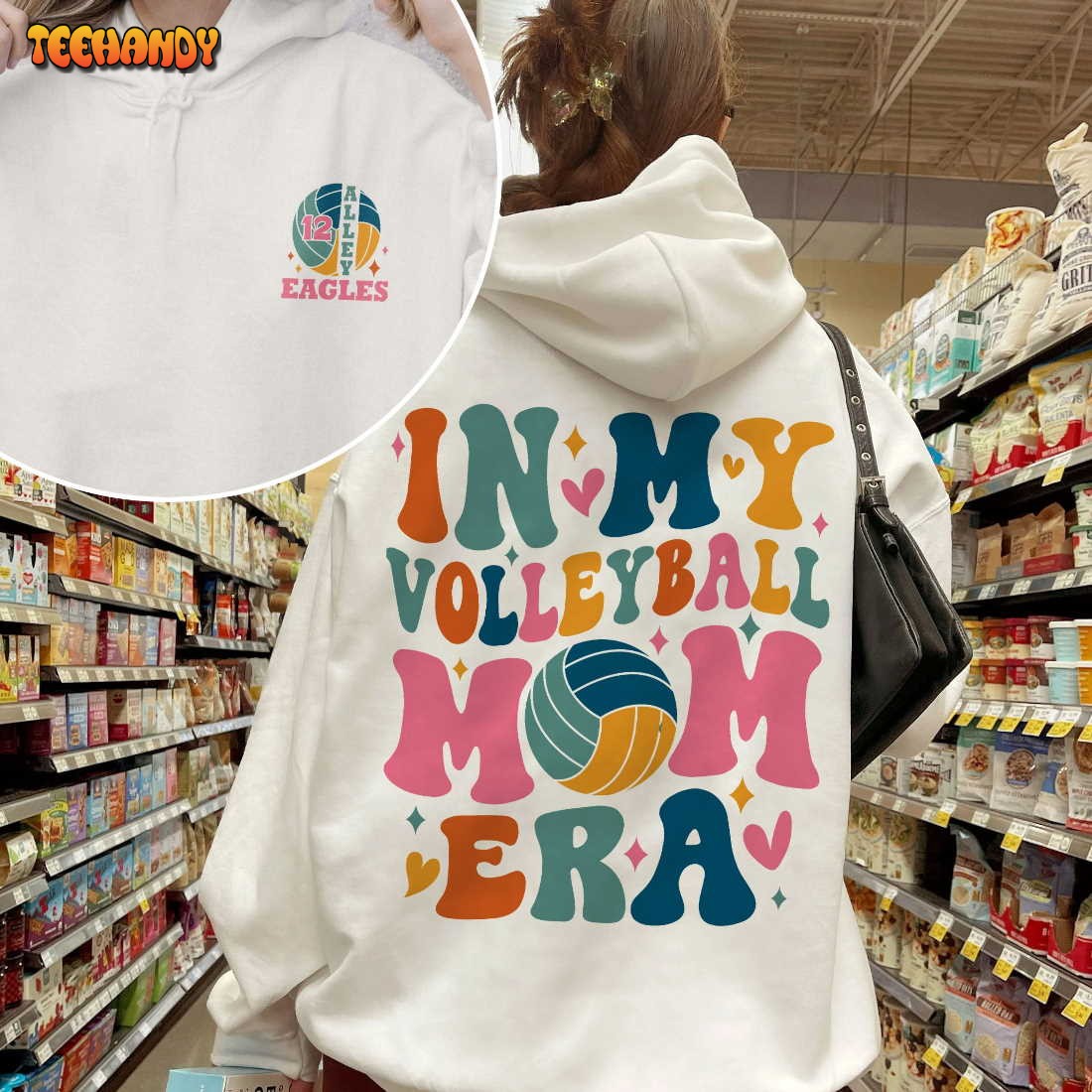 In My Volleyball Mom Era Sweatshirt, Custom Volleyball Shirt