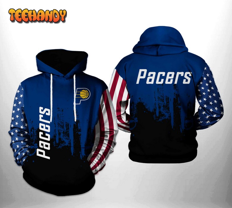 Indiana Pacers NBA Team US 3D Printed Hoodie Zipper Hoodie