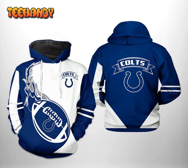 Indianapolis Colts NFL Classic 3D Printed Hoodie Zipper Hoodie