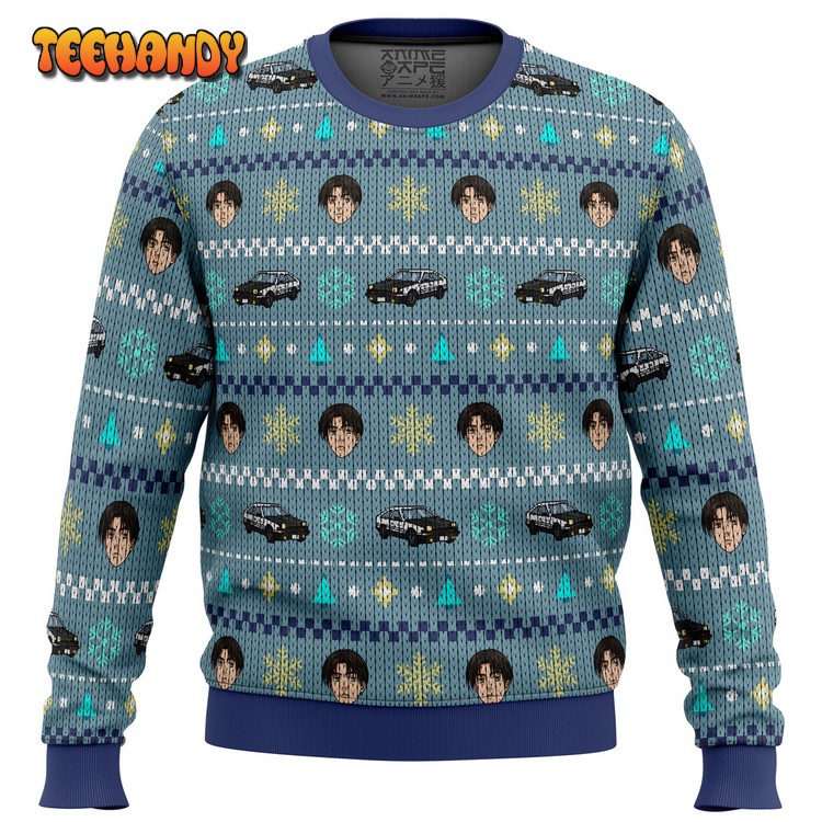 Initial D Takumi Fujiwara Ugly Christmas Sweater