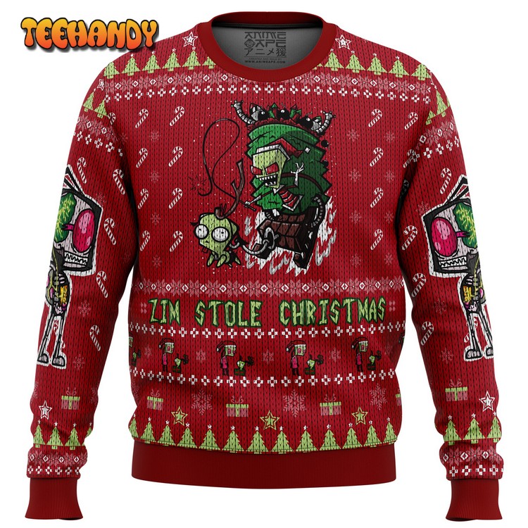 Invader Zim Doom Doom Doom Ugly Christmas Sweater