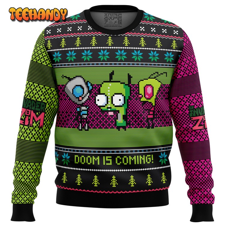 Invader ZiM Ugly Christmas Sweater