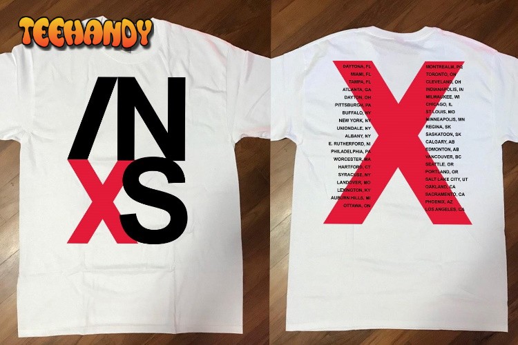 INXS X Factor Tour 1991 Concert T-Shirt, INXS Tour ’91 T-Shirt