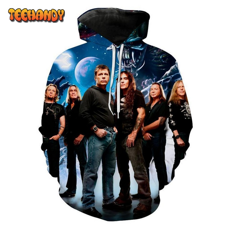 Iron Maiden 3D Printed Hoodie Zipper Hoodie