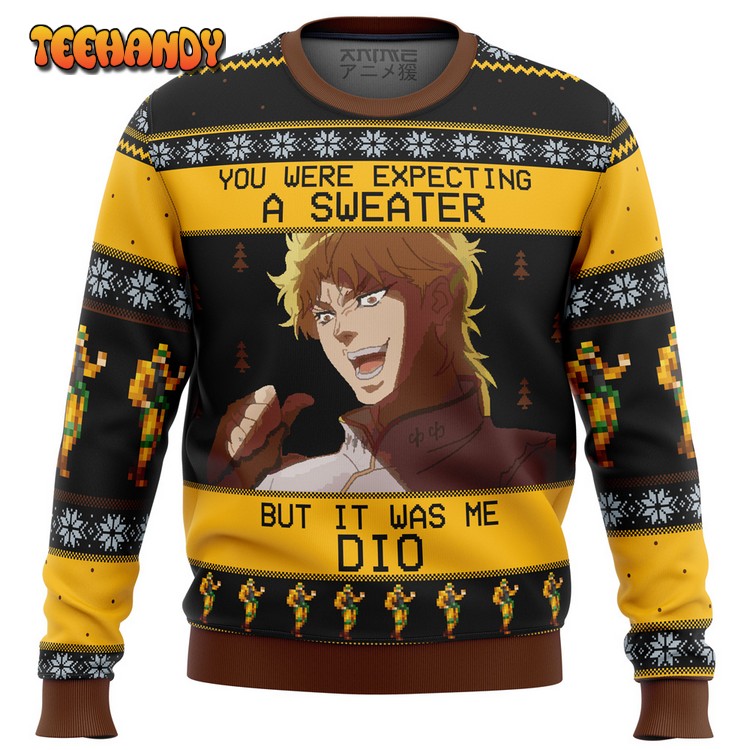 It Was Me Dio Jojo’s Bizarre Adventure Ugly Christmas Sweater