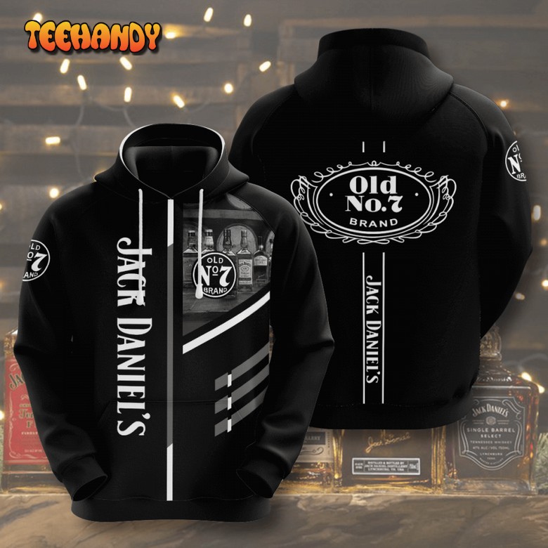 Jack Daniels 3D Printed Hoodie Zipper Hoodie