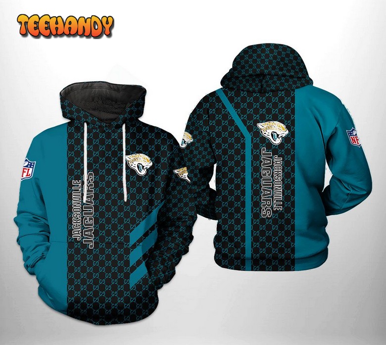 Jacksonville Jaguars NFL 3D Printed Hoodie Zipper Hoodie