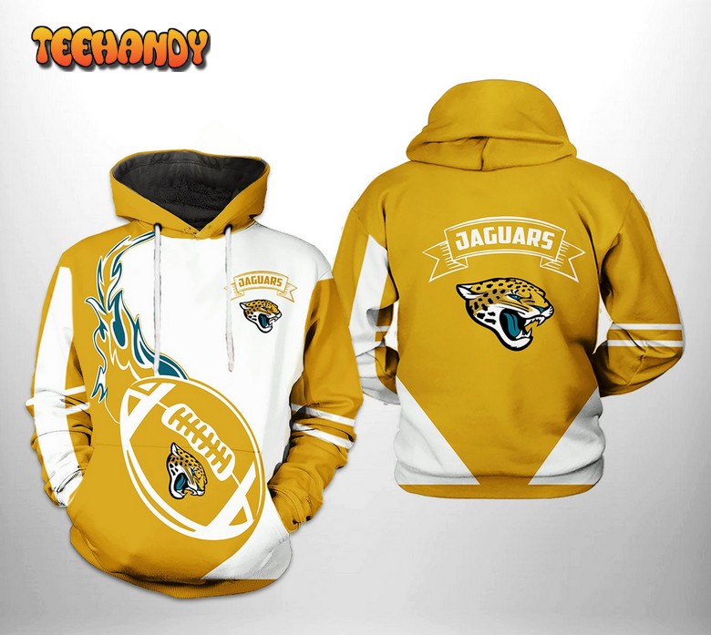 Jacksonville Jaguars NFL Classic 3D Printed Hoodie Zipper Hoodie