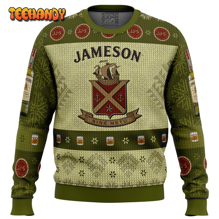 Jameson Irish Whiskey Ugly Christmas Sweater