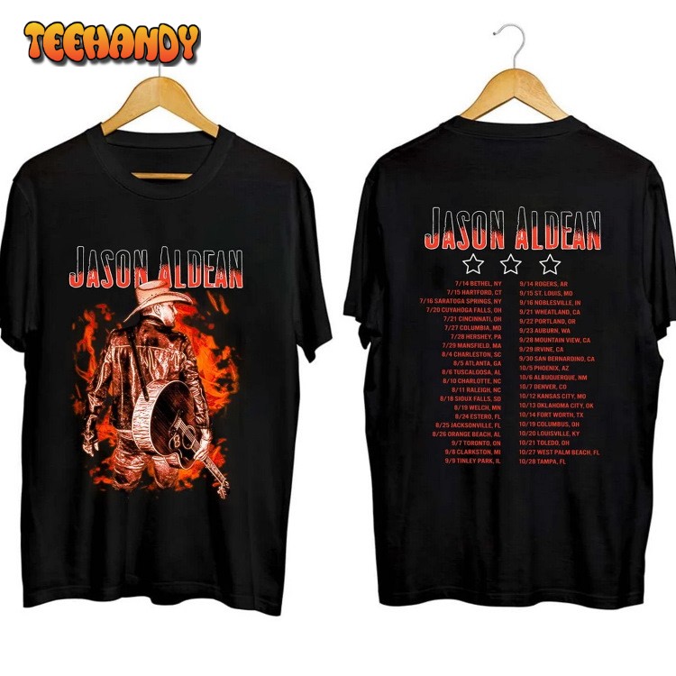 Jason Aldean Country Music Jason Aldean Highway Desperado Tour 2023 Shirt