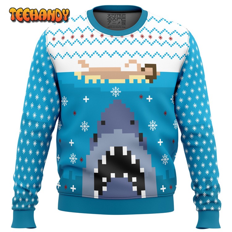 Jaws Ugly Christmas Sweater