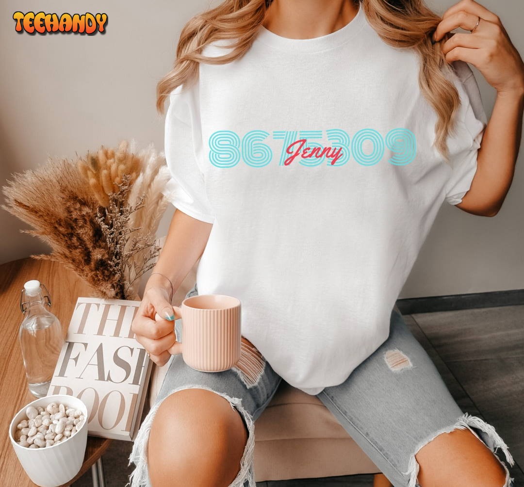 Jenny 8675309 t-shirt, 80s shirt, Retro Song lyric T Shirt