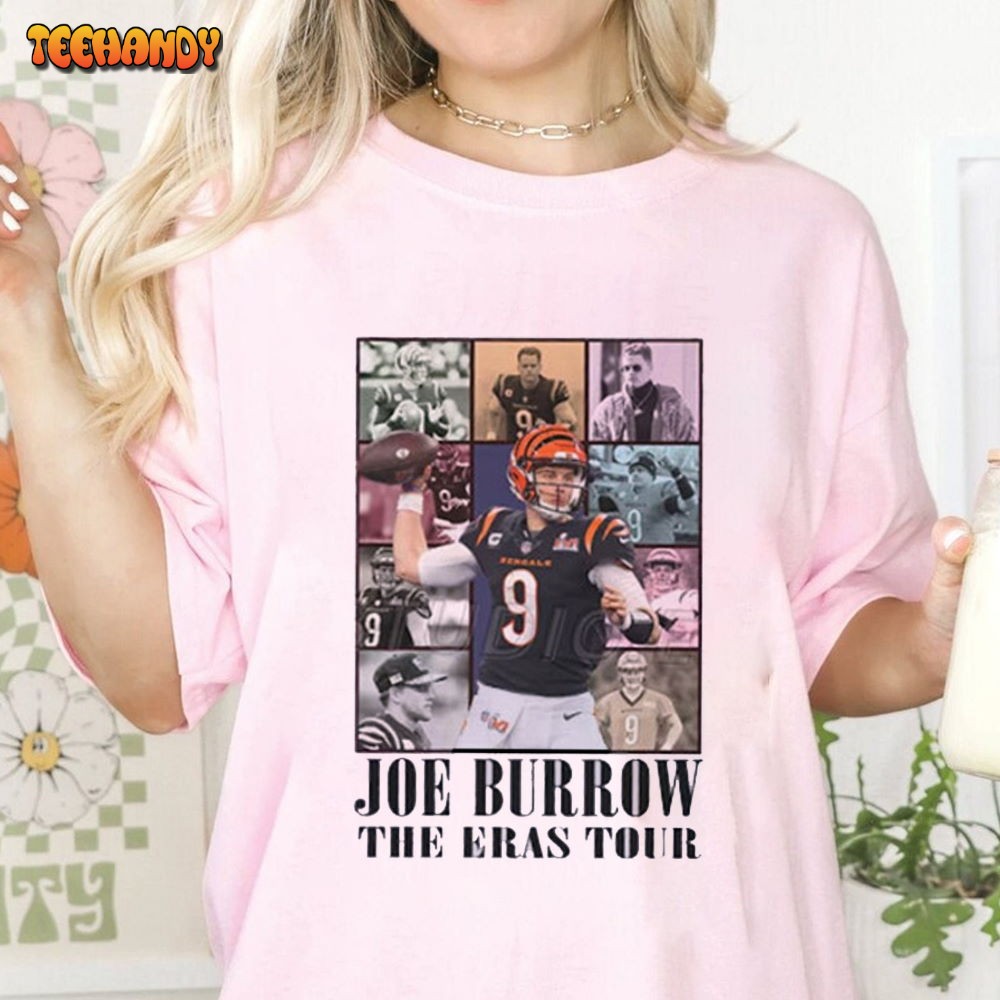 Joe Burrow The Eras Tour Shirt Vintage Joe Burrow Tshirt America