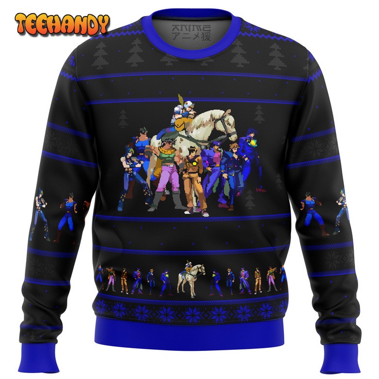 Jojo’s Bizarre Adventure Generations Ugly Christmas Sweater