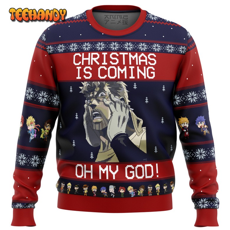 Jojo’s Bizarre Adventure Joseph Joestar Oh My God Ugly Sweater