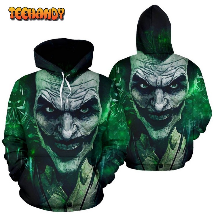 Joker Comic Edition 3D Printed Hoodie