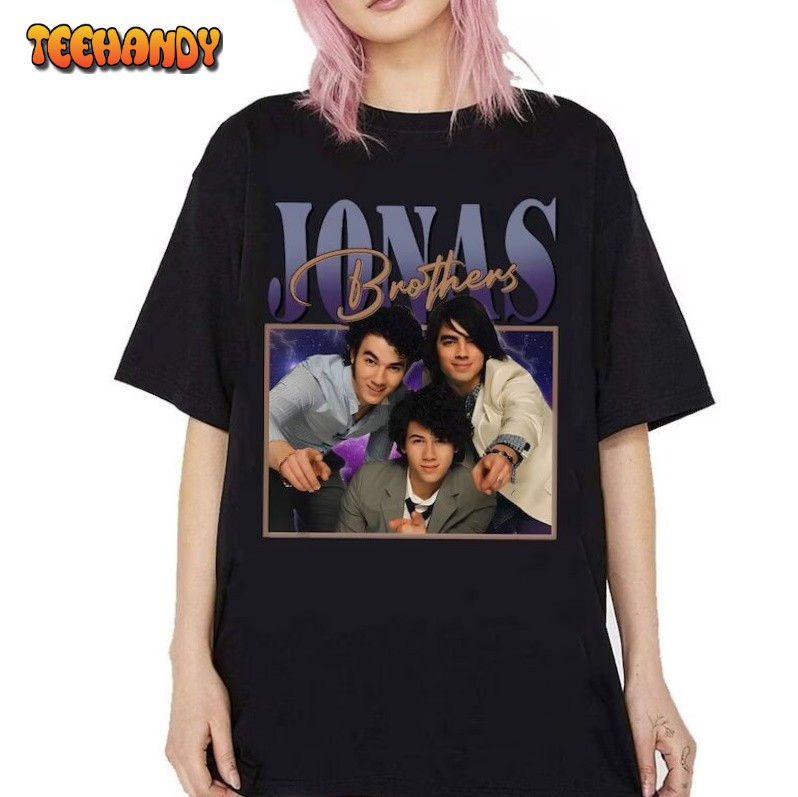 Jonas Brothers Vintage T-Shirt, Jonas Five Albums One Night Tour 2023 Shirt