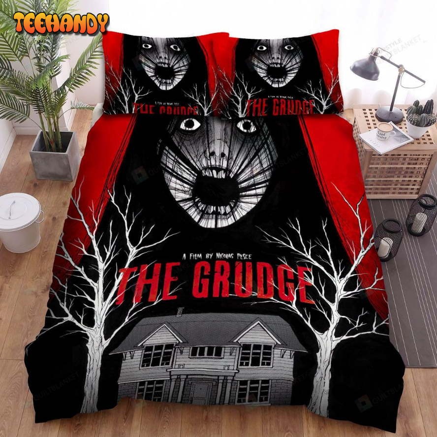 Ju-On The Grudge (2002) A Film By Nicolas Pesce Movie Poster Bedding Sets