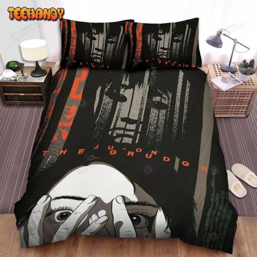 Ju-On The Grudge (2002) Fear Movie Poster Spread Comforter Bedding Sets