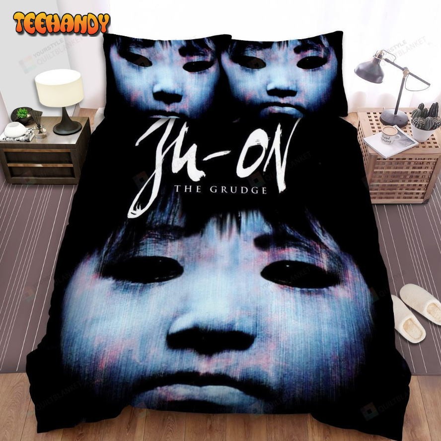 Ju-On The Grudge (2002) Poster Movie Poster Comforter Bedding Sets Ver 2