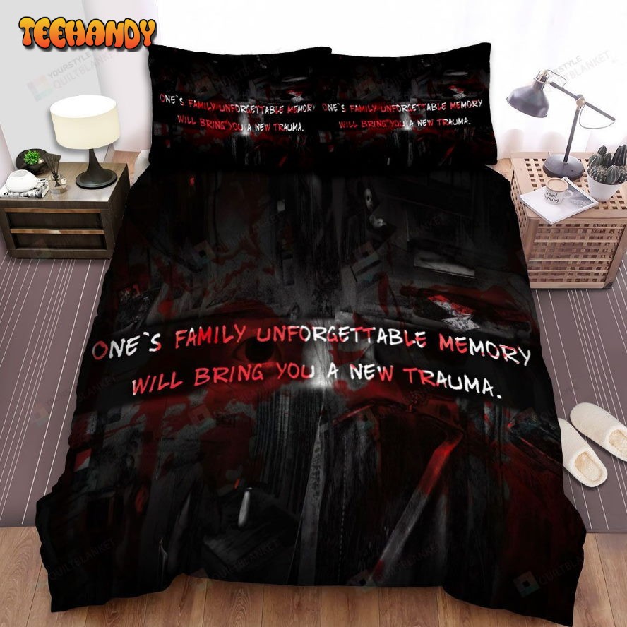 Ju-On The Grudge (2002) Slogan Movie Poster Comforter Bedding Sets