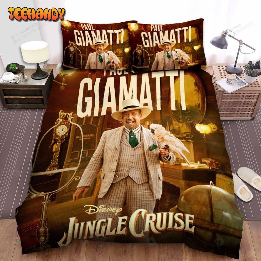 Jungle Cruise Paul Giamatti Poster Spread Comforter Duvet Cover Bedding Sets