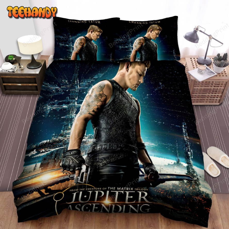 Jupiter Ascending (2015) Caine Movie Poster Ver 1 Duvet Cover Bedding Sets