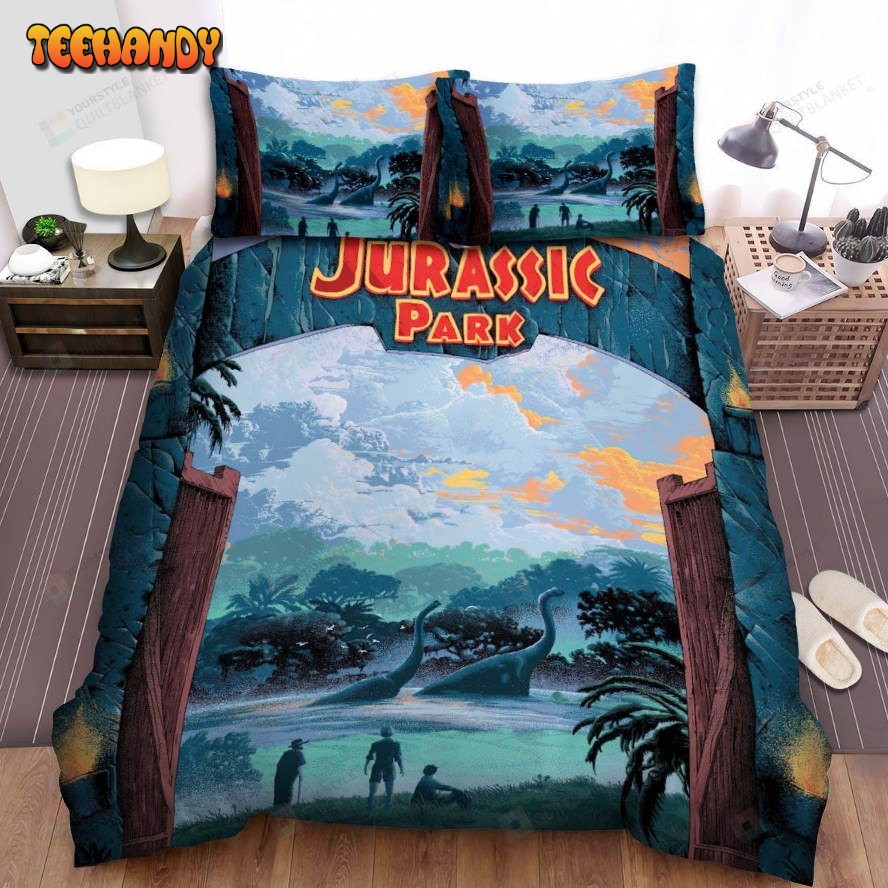 Jurassic Park Movie Digital Art I Spread Comforter Duvet Cover Bedding Sets