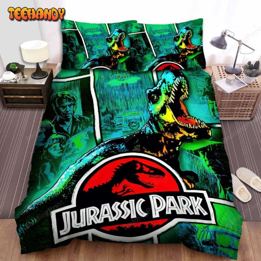 Jurassic Park Movie Poster Iii Bed Sheets Duvet Cover Bedding Sets