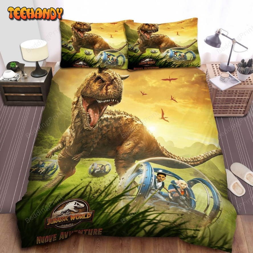 Jurassic Park Nouve Avventure Digital Illustration Duvet Cover Bedding Sets