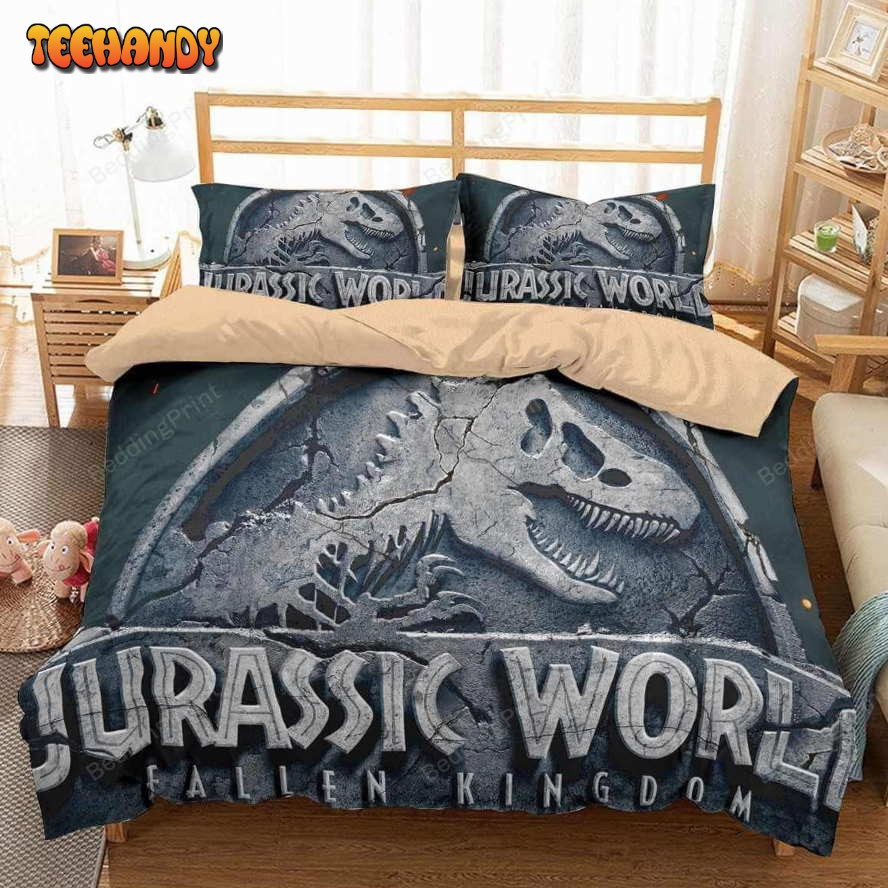 Jurassic World Fallen Kingdom Duvet Cover Bedding Set