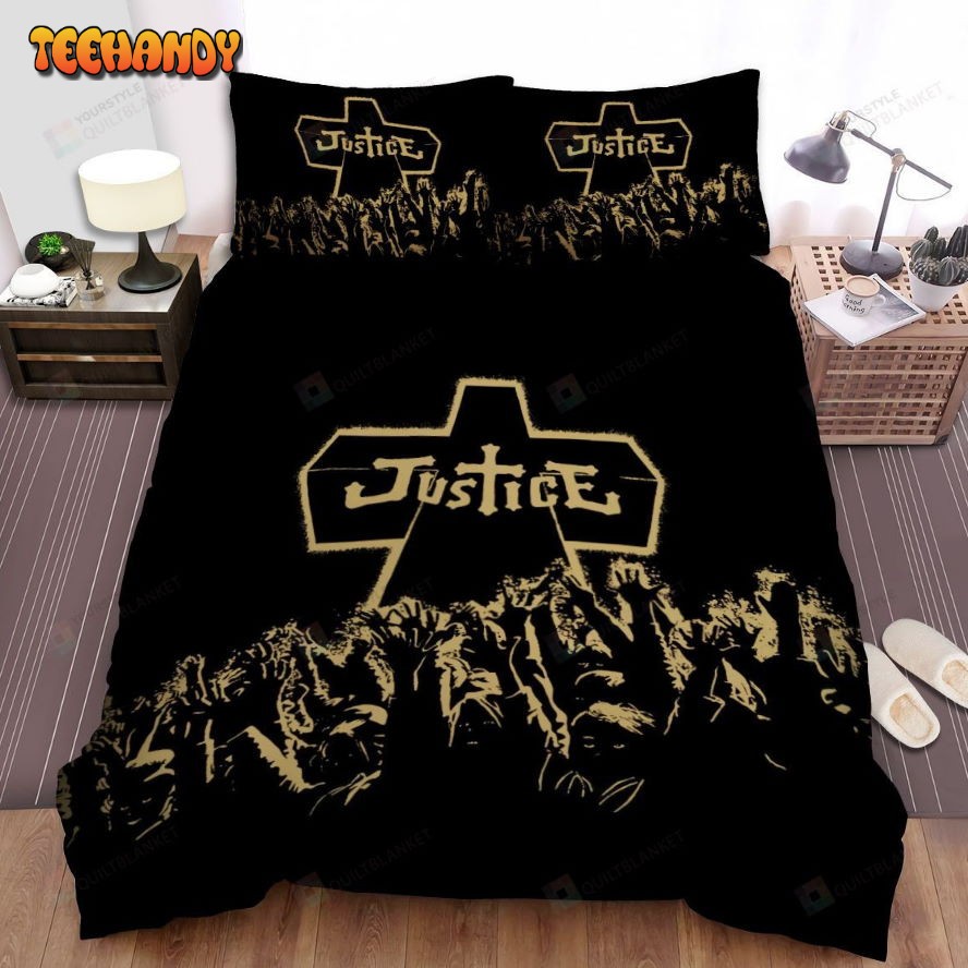 Justice Band Album Cover Spread Comforter Duvet Cover Bedding Sets