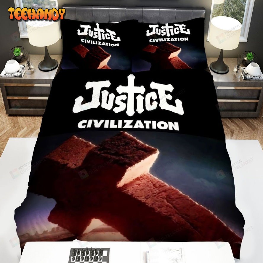 Justice Band Civilization Cover Album Spread Comforter Duvet Cover Bedding Sets