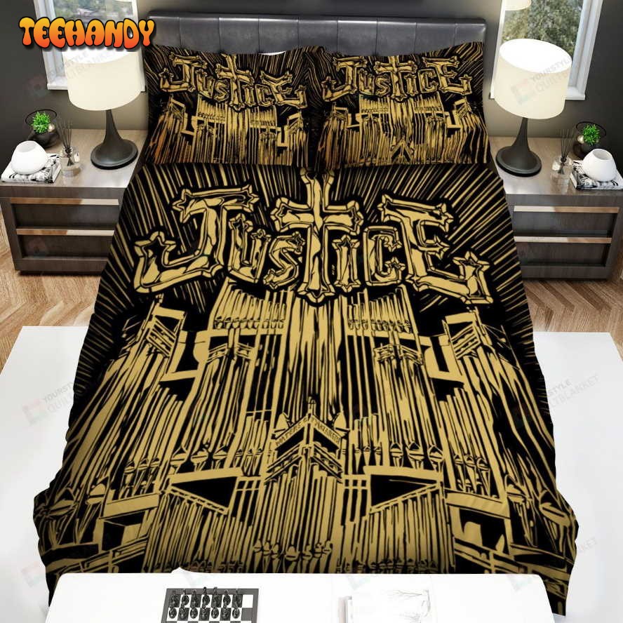 Justice Band Cover Album Photo Spread Comforter Duvet Cover Bedding Sets