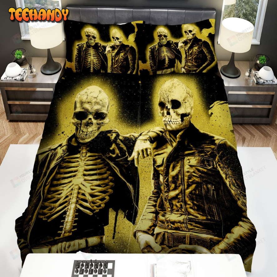 Justice Band Skull Version Bed Sheets Spread Duvet Cover Bedding Sets