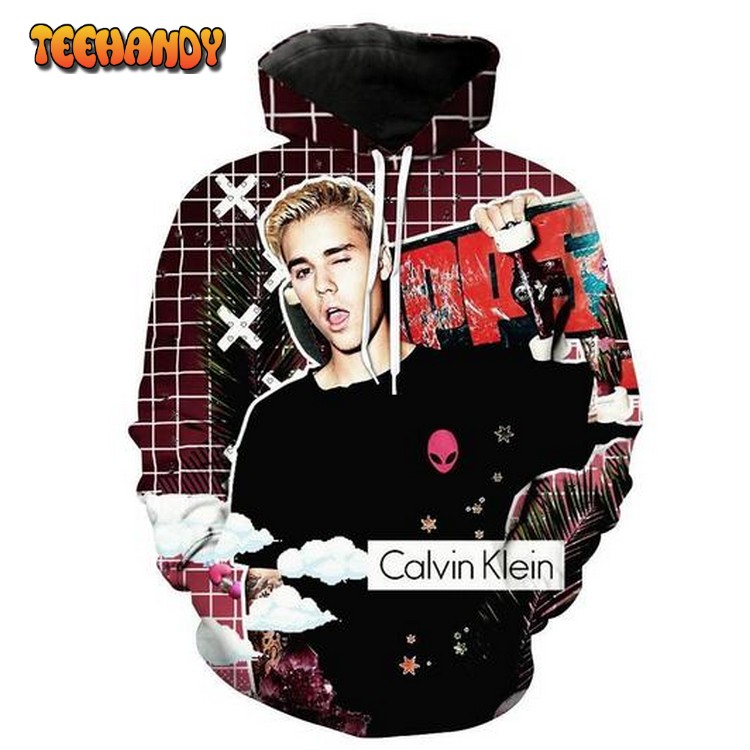 Justin Bieber 3D Printed Hoodie Zipper Hoodie