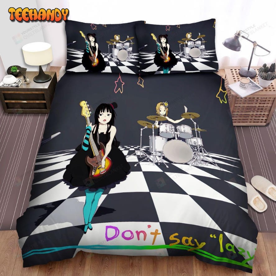 K-On, Don’t Say Lazy Show Bed Sheets Spread Duvet Cover Bedding Sets