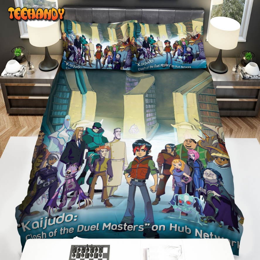 Kaijudo All Characters Bed Sheets Spread Duvet Cover Bedding Sets