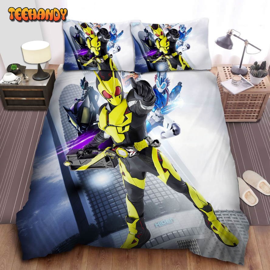 Kamen Rider Zero-One Series Poster Spread Comforter Bedding Sets