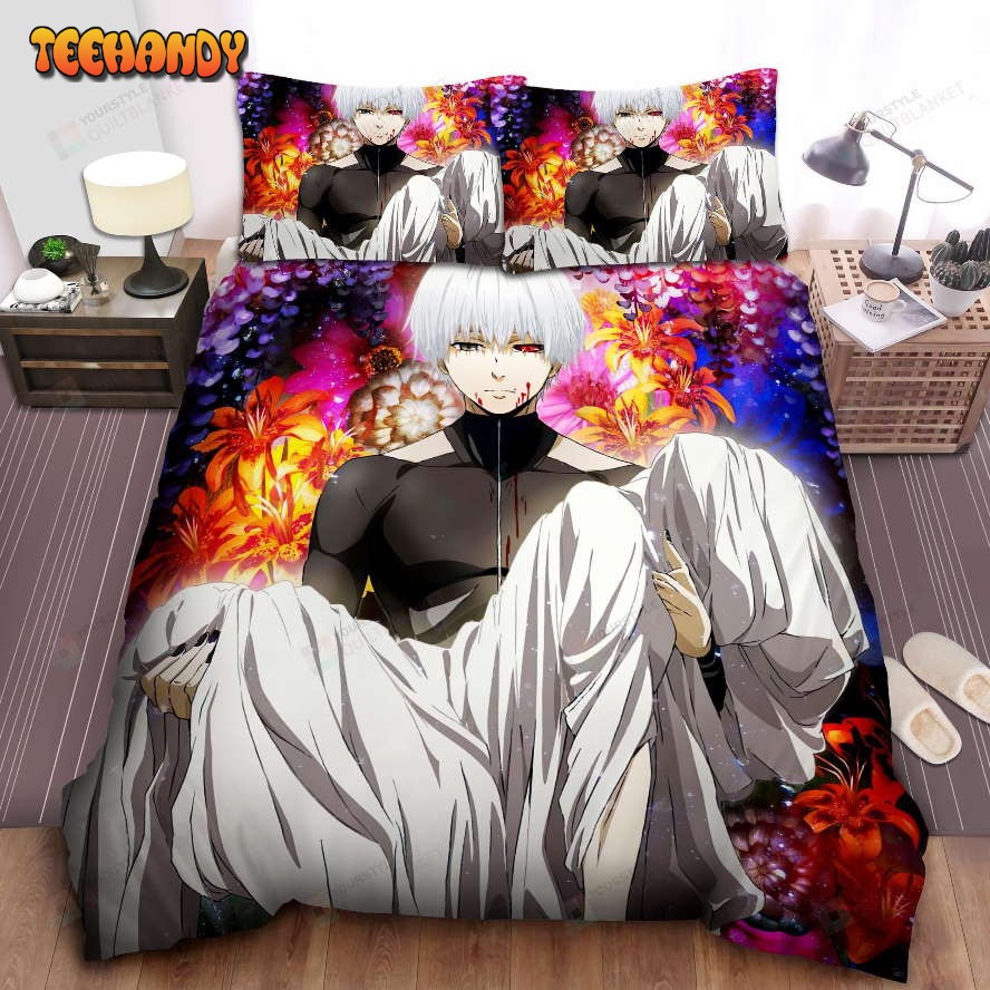 Kaneki Carrying Poster Bed Sheets Spread Comforter Duvet Cover Bedding Sets