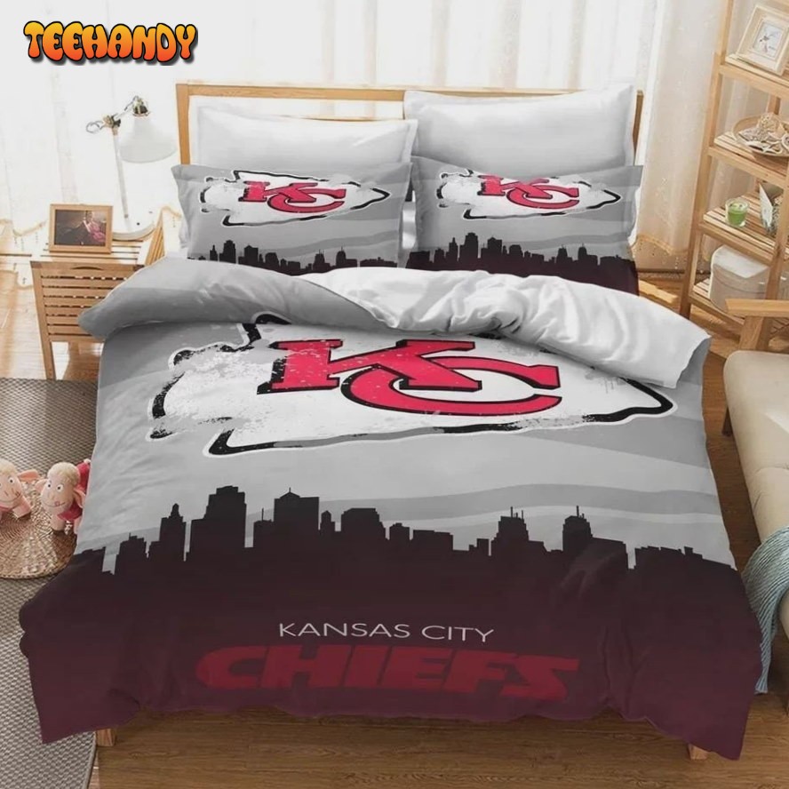 Kansas City Chiefs NFL 3 Duvet Cover Quilt Cover Pillowcase Bedding Set