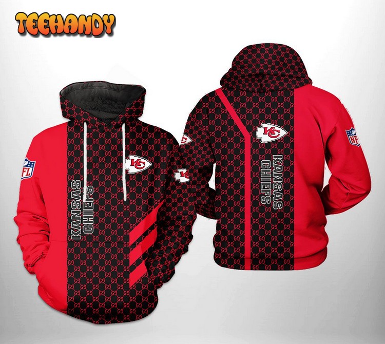 Kansas City Chiefs NFL 3D Printed Hoodie Zipper Hoodie