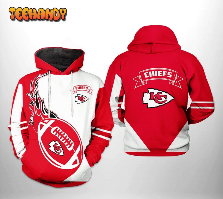 Kansas City Chiefs NFL Classic 3D Printed Hoodie Zipper Hoodie