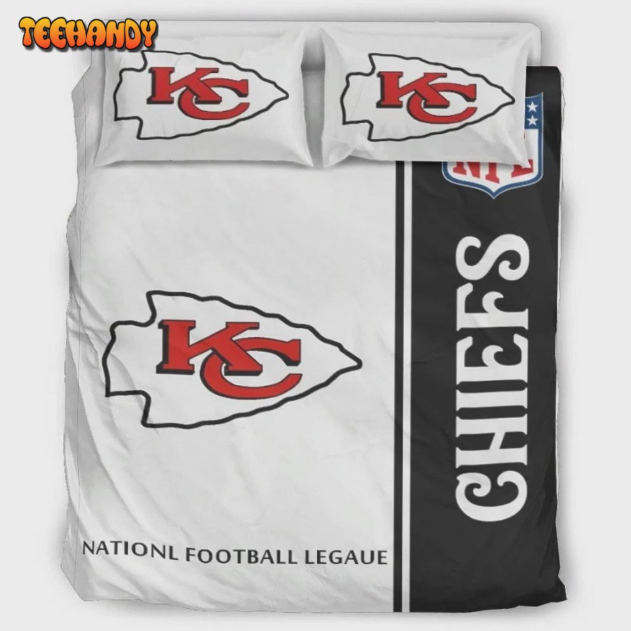 Kansas City Chiefs NFL Football team Bedding Set Duvet Cover Pillowcases