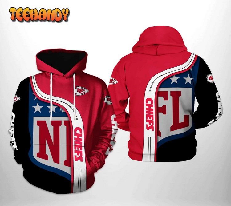 Kansas City Chiefs NFL Team 3D Printed Hoodie Zipper Hoodie