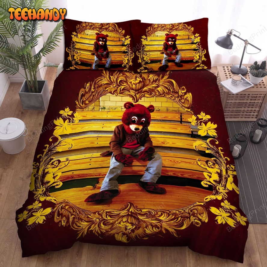 Kanye West College Dropout Album Cover Bed Sheets Duvet Cover Bedding Sets