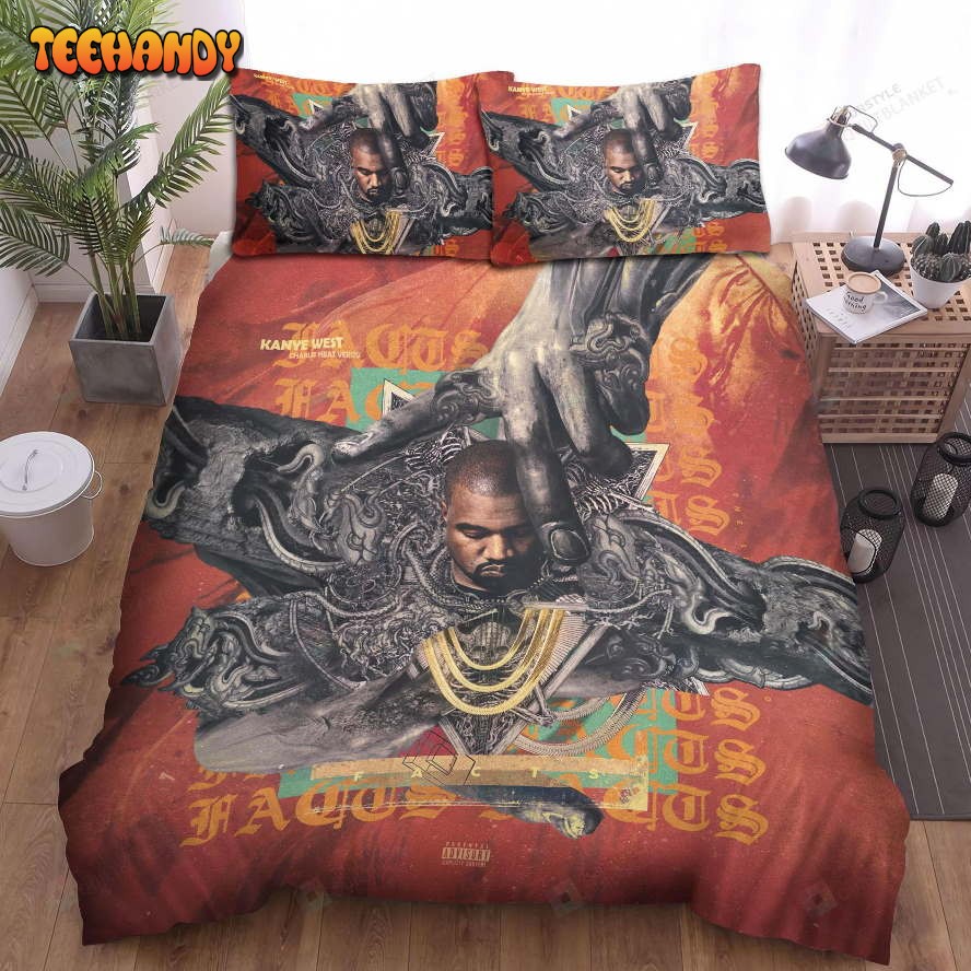 Kanye West Poster Bed Sheets Spread Comforter Duvet Cover Bedding Sets